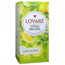 Чай пакетований зелений Lovare "Citrus Melisa" 1,5г х 24шт