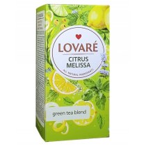 Чай пакетований зелений Lovare "Citrus Melisa" 1,5г х 24шт