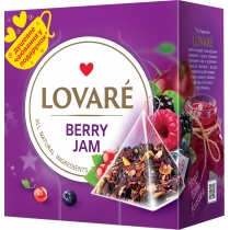 Чай пакетований чорний Lovare "Berry Jam" 2г Х 15шт