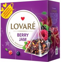 Чай пакетований чорний Lovare "Berry Jam" 2г Х 15шт