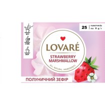 Чай пакетований зелений Lovare "Stravberry Marshmallow" 2г х 25шт