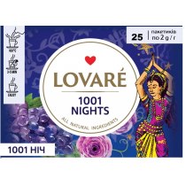 Чай пакетований асорті Lovare "1001 Nights" 2г х 25шт