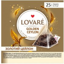 Чай пакетований чорний Lovare "Golden Ceylon" 2г х 25шт