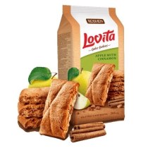 Здобне печиво Lovita Cake Cookies з яблуком та корицею ККФ 168г /16шт