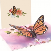 Подарункова листiвка 3D "Метелик" 19*13см