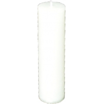 Свічка Циліндр білий (5,5 х 20 см) 40 год