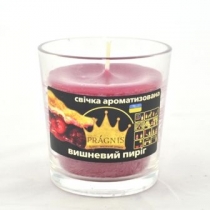 Арома-свічка в склянці (D-65-79 х 83 мм) 30 год "Вишневий пиріг"