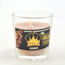 Арома-свічка в склянці (D-65-79 х 83 мм) 30 год "Кава"
