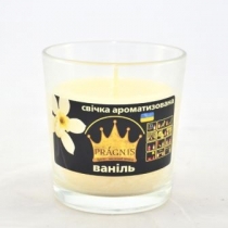 Арома-свічка в склянці (D-65-79 х 83 мм) 30 год "Ваніль"