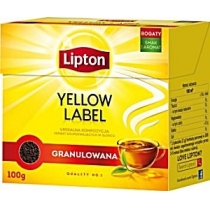 Чай листовий чорний Lipton байховий "Yellow label ctc" 100 г