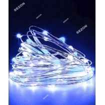 Гірлянда 100 LED "Роса" синьо-білий, USB, 10м