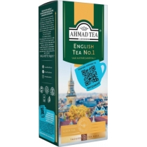 Чай чорний пакетований AHMAD Tea "Англійський №1" 25шт х 2г