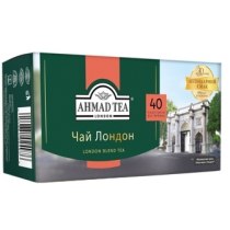 Чай чорний пакетований AHMAD Tea London 40шт х 2г