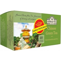 Чай зелений пакетований AHMAD Tea "Китайський" 40шт х 1,8г