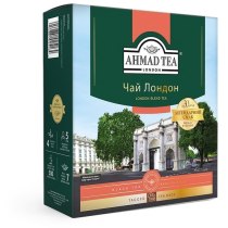 Чай черный пакетированный AHMAD Tea \"London\" 100шт х 2г