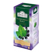 Чай черный пакетированный AHMAD Tea London байховый с черной смородиной 20шт х 1,8г