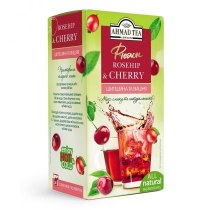 Чай фруктово-ягодный пакетированный AHMAD Tea London с вишней и шиповником 20шт х 2г