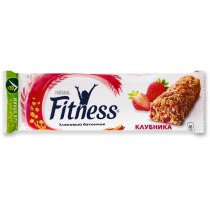 Батончик Nestle Fitness з цільними злаками та полуницею, 23,5 г