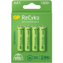 Акумулятор GP ReСyko Rechargeable AA 1300mAh, 4шт. у пачці