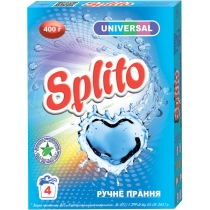 Пральний порошок Splito для ручного прання Universal 400 г