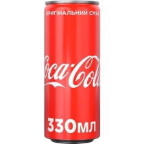 Напій Coca-Cola, ж/б  0,33л