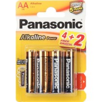 Батарейка PANASONIC LR6 Alkaline Power 1x(4+2) шт