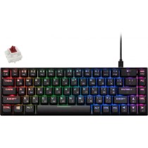 Клавіатура 2E GAMING KG370 RGB 68key Gateron Brown Switch USB Black UKR