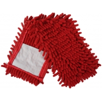 Моп змінний  для швабри Eco Fabric, мікрофібра шиньйон "1000 пальців", червоний