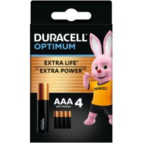 Батарейка DURACELL LR03 KPD Optimum 4шт. в упаковці