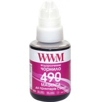 Чорнило WWM GI-490 для Canon G1400/G2400/G3400 140г Magenta (C490M)