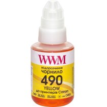 Чорнило WWM GI-490 для Canon G1400/G2400/G3400 140г Yellow (C490Y)