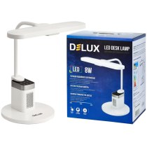 Лампа настільна світодіодна DELUX TF-540 8 Вт LED 3000K-4000K-6000K Bluetooth колонка білий