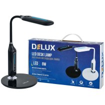 Лампа настільна світдодіодна DELUX TF-510 8 Вт LED 3000K-4000K-6000K чорний