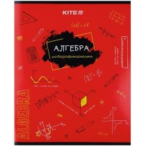 Тетрадь 48 листов, клетка, АЛГЕБРА, об. лак, Classic