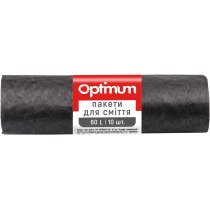 Пакети для смiття OPTIMUM 60*70см,  60л., 10 шт