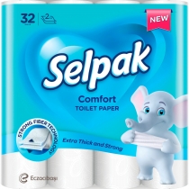 Папір туалетний Selpak Pro Comfort  целюлозний, 2-х шар. 32 рул/уп