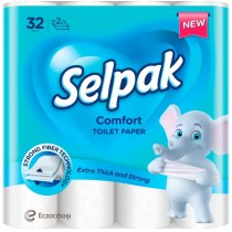 Папір туалетний Selpak Pro Comfort  целюлозний, 2-х шар. 32 рул/уп