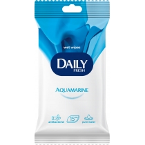 Серветки вологі Daily Fresh Aquamarine універсальні 15 шт