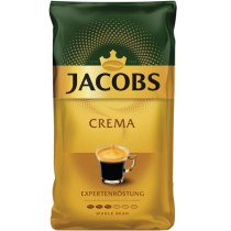 Кава в зернах смажена Jacobs Crema 500 г