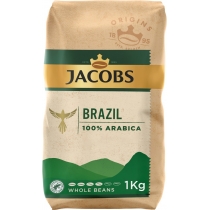 Кава в зернах смажена Jacobs Brazil 1 кг