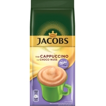 Кавовий напій розчинний JACOBS Капучіно зі смаком лісового горіха та какао 500 г