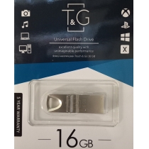 Флеш-драйв USB 16GB T&G металева серія срібло 117