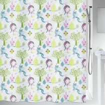 Шторка для ванної ТМ Spirella, polyester PRINCESS 180x200, різнокольорова