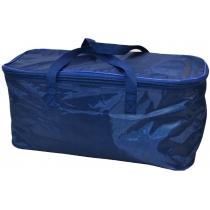 Сумка-органайзер в багажник посилена синя 1 відділ Poputchik 47 х 19 х 22 см молнія 10 мм