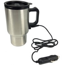 Термочашка 450 мл з підігрівом 12 V автомобільна "TRAVEL MUG"