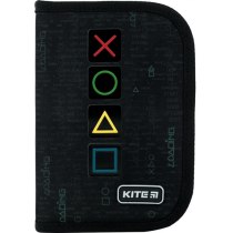 Пенал Kite 1 отделение, 2 отворота, с наполнением 622 Play Time