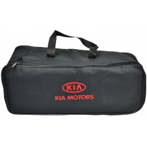 Сумка-органайзер в багажник KIA чорна 1 відділ розмір 45,5 х 18 х 18,5 см