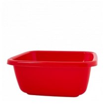 Таз ТМ Алеана,квадратний, 9л, червоний