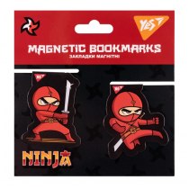 Закладки магнітні YES "Ninja", 2шт