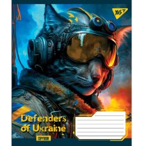 Тетрадь 36 листов, клетка,"Defenders of Ukraine"